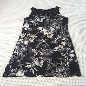White House Black Market WHMB sleeveless floral dress size L